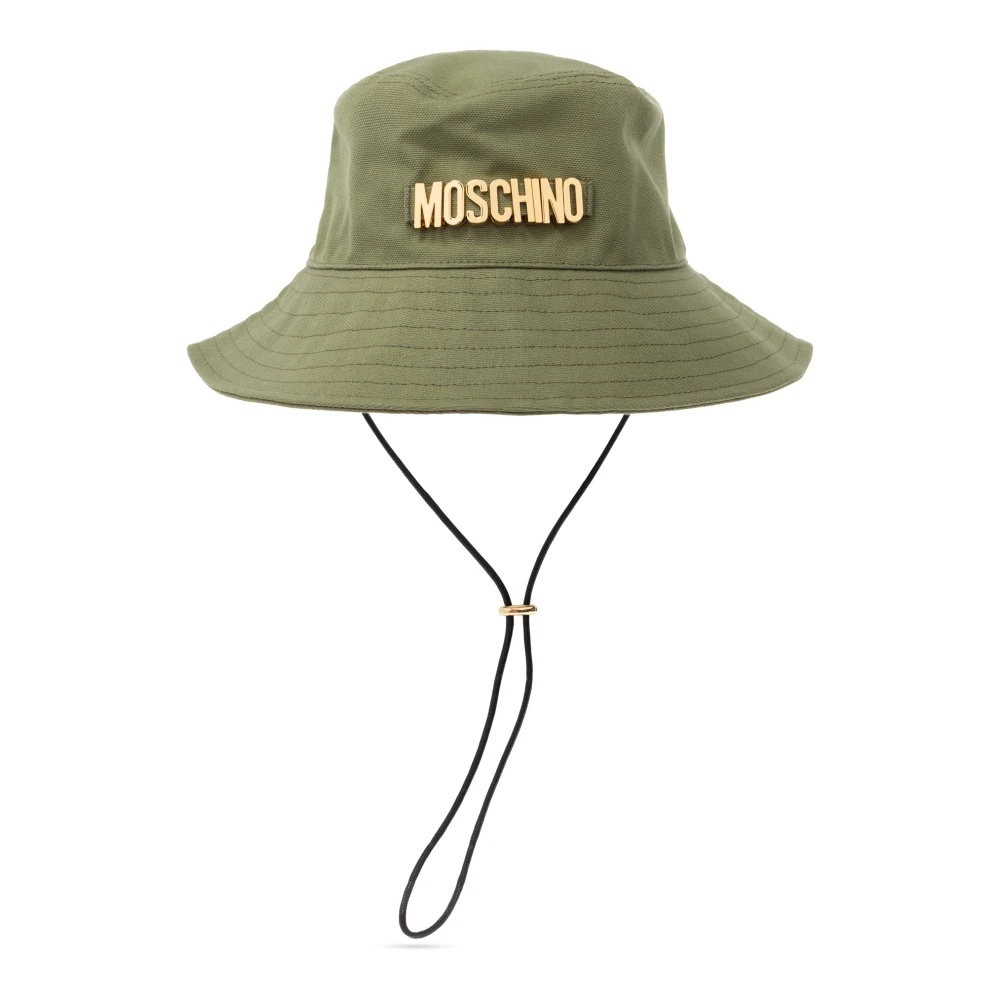 Moschino Katoenen hoed Green Unisex