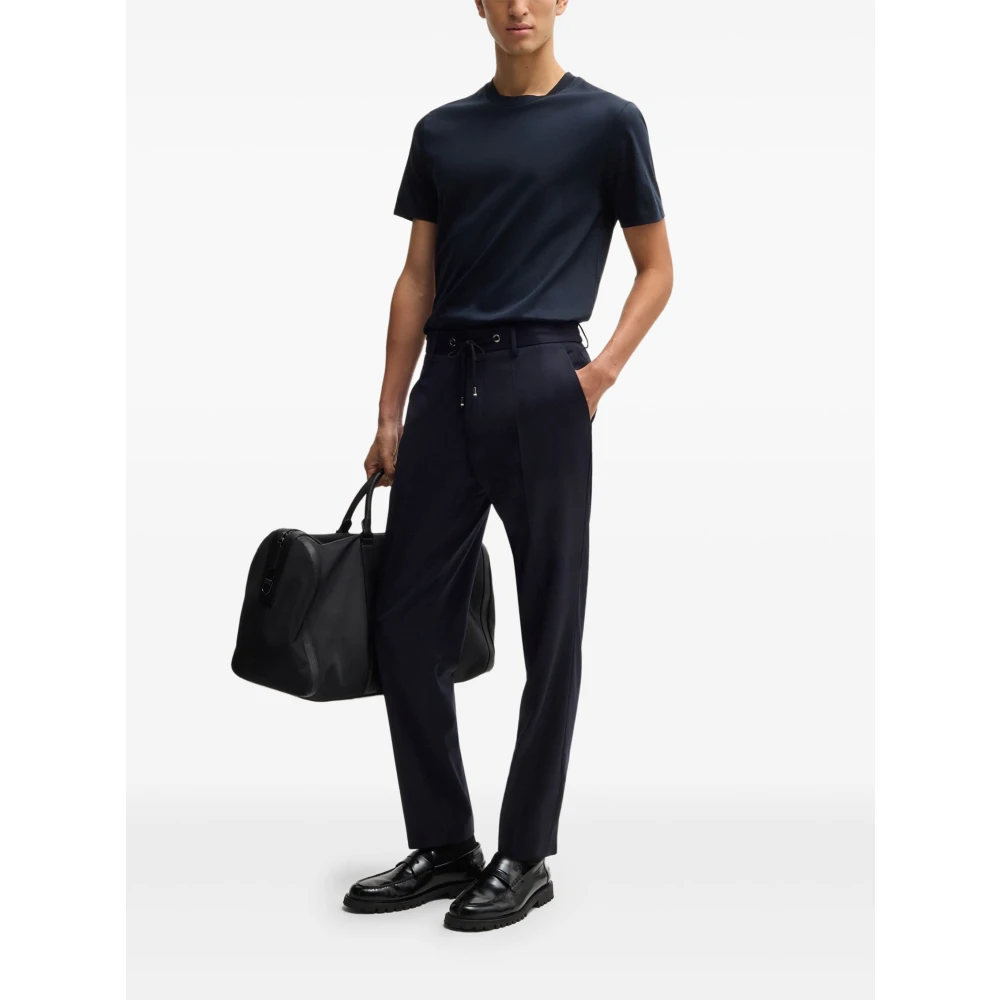 Hugo Boss Donkerblauw Jersey Shirt Blue Heren
