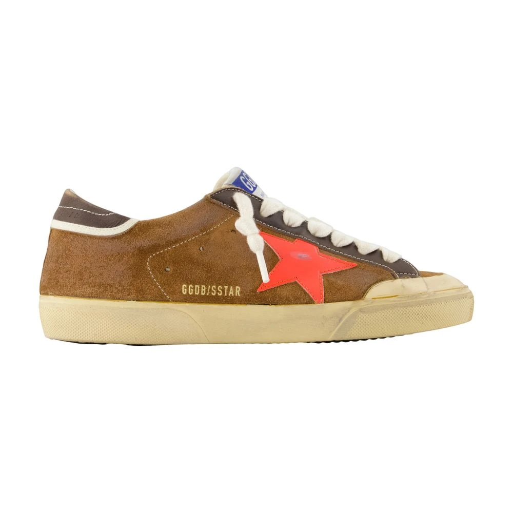 Golden Goose Men's Brown Sneakers, 9 Uk, Super-Star Trainers