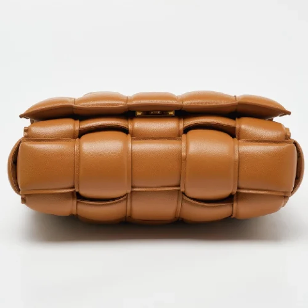 Bottega Veneta Vintage Pre-owned Leather shoulder-bags Brown Dames