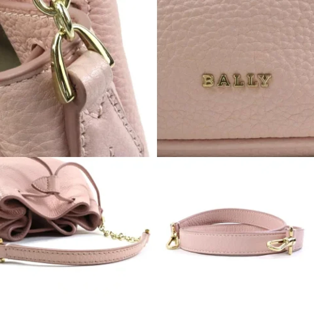Bally Pre-owned Leather shoulder-bags Pink Dames