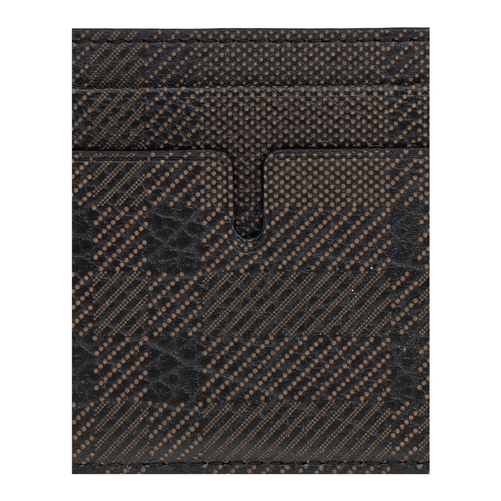Burberry Leren kaarthouder Brown Heren