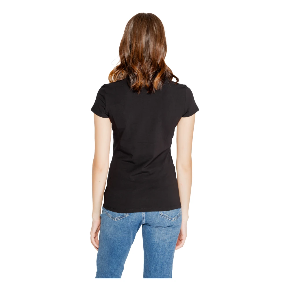 Armani Exchange Herfst Winter Dames T-Shirts Collectie Black Dames