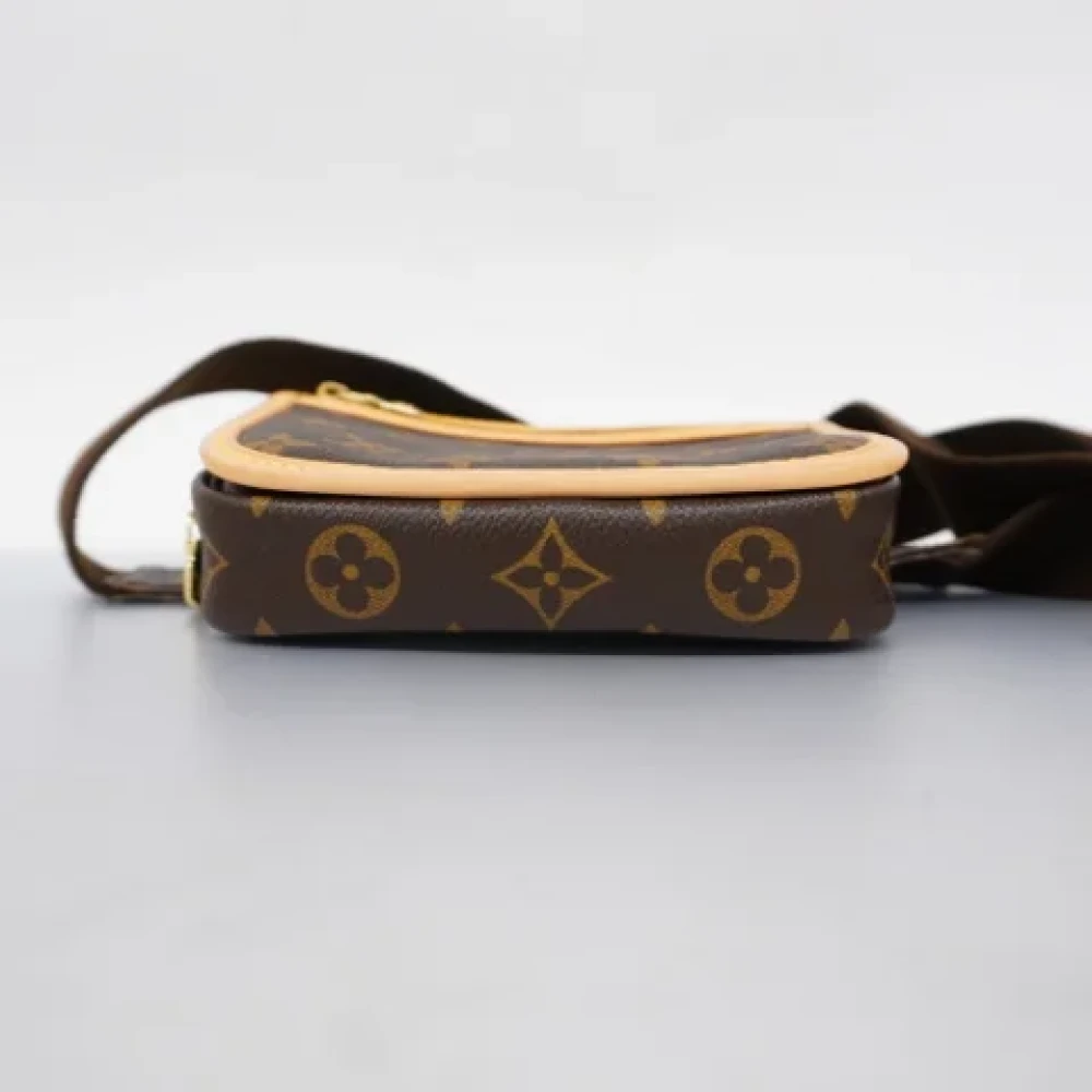 Louis Vuitton Vintage Pre-owned Fabric shoulder-bags Brown Dames