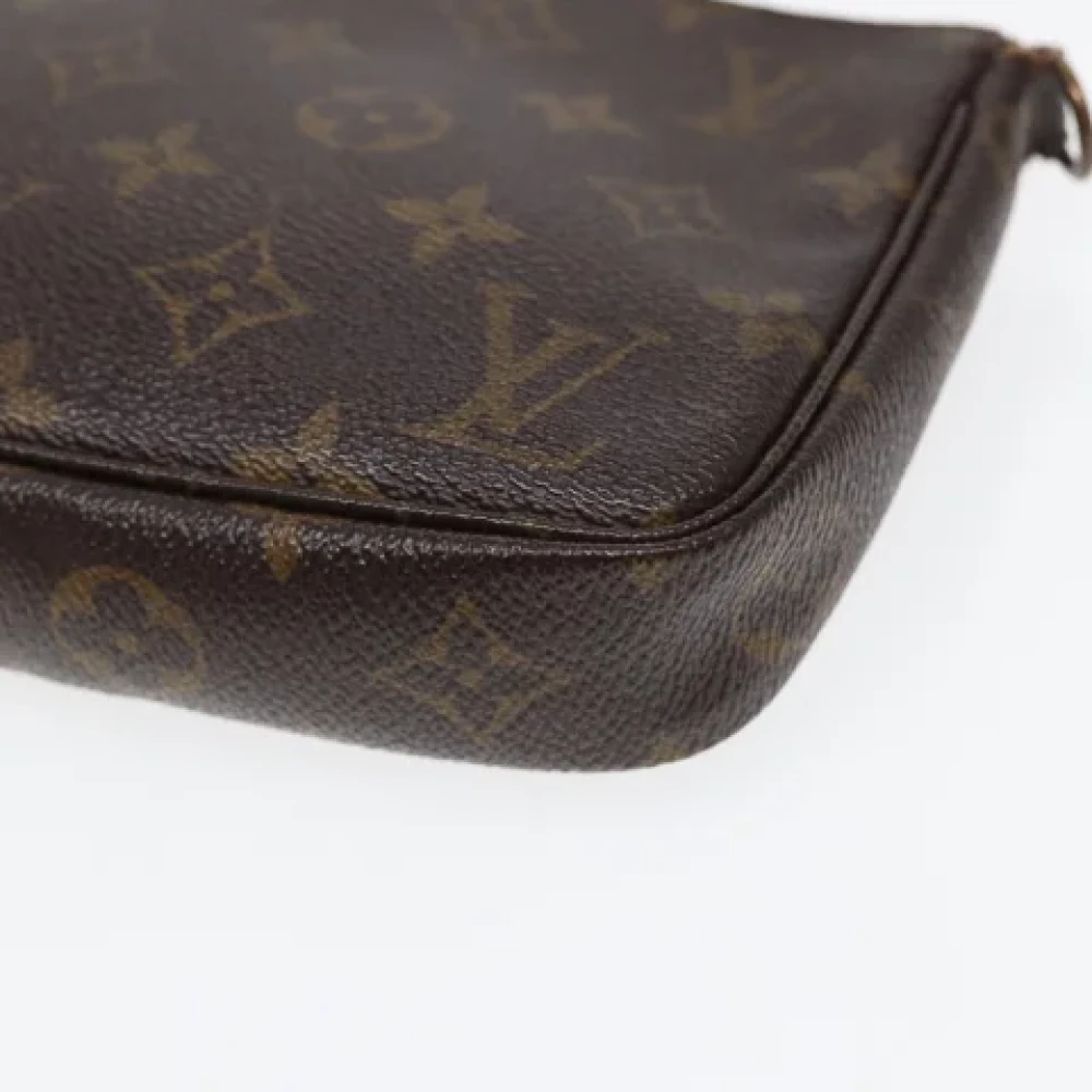 Louis Vuitton Vintage Pre-owned Canvas clutches Brown Dames
