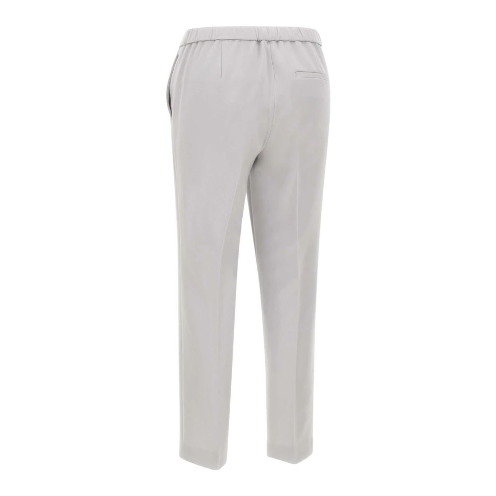 Theory Admiral Japanse Crepe Broek Gray Dames