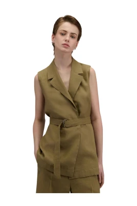 Gilet i linne