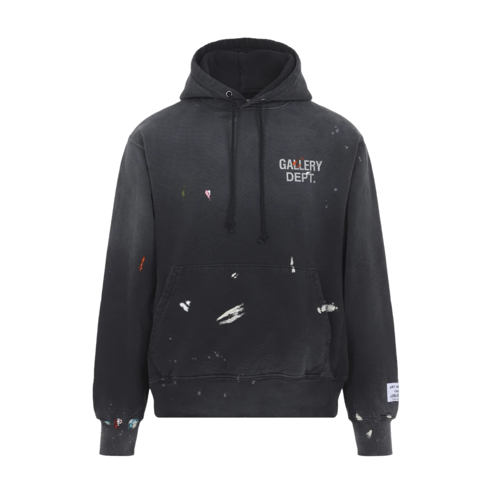 Gallery Dept. Black Hoodies, Male, M, Gd Paint Logo Hoodie