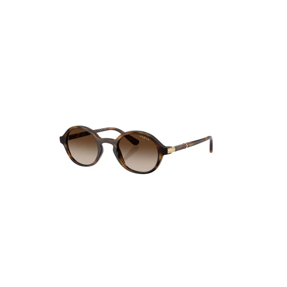Vogue Eyewear Brown Vo5692s W65613 Woman Sunglasses Nylon Round Normal Nuanced - Image 2