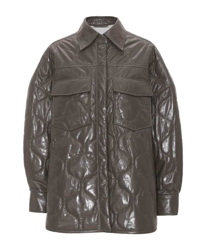 veste-en-cuir-matelasse-tour-eiffel