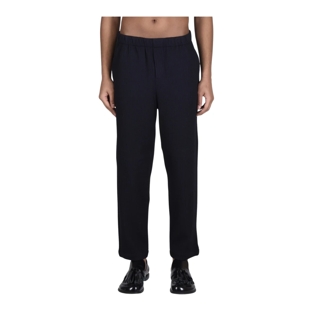 Barena Venezia Elegant Wool Blend Trousers Blue Heren