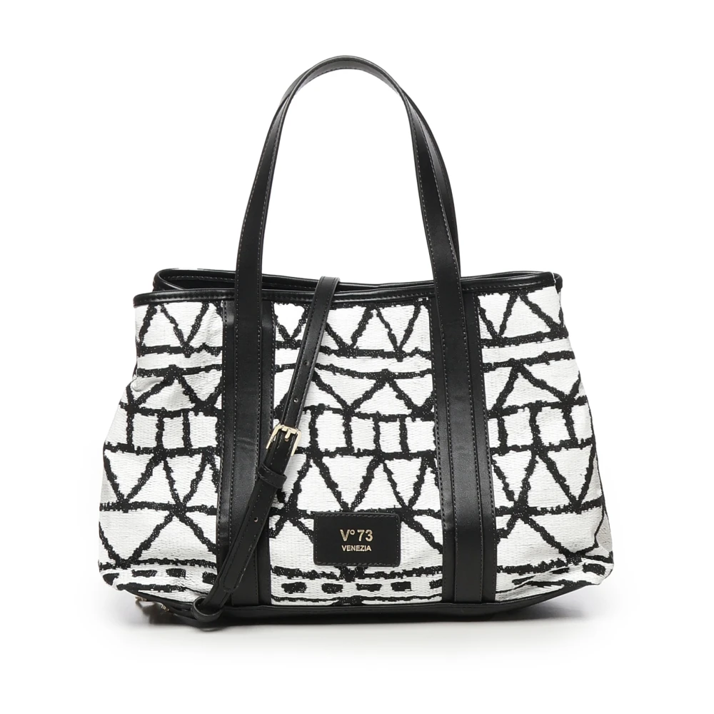 V73 Vrouw Zwart E Winkel Tassen Voor En