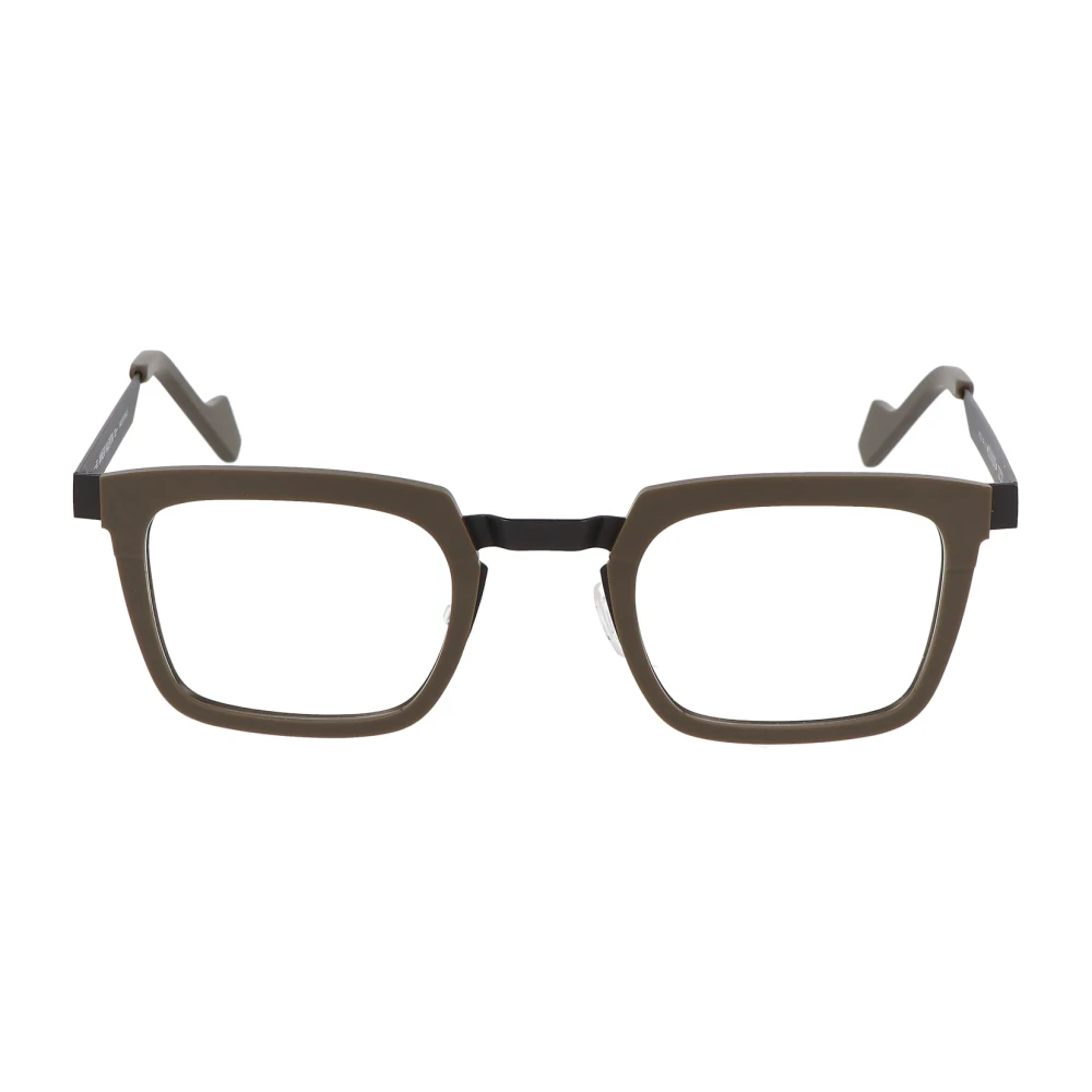 Anne & Valentin Vierkante acetaatbril Osvaldo Brown Unisex