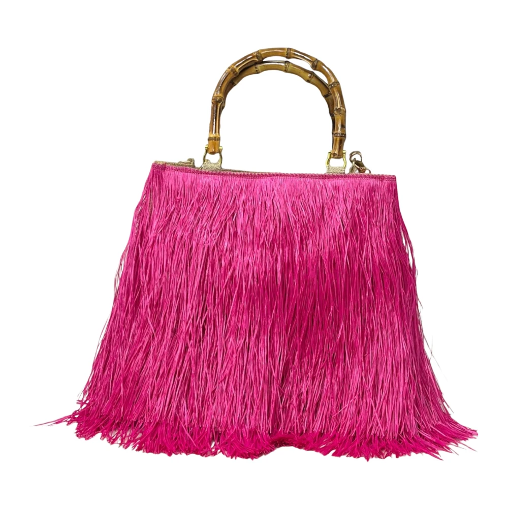 La Milanesa Strand Schoudertas Medium Pink Dames