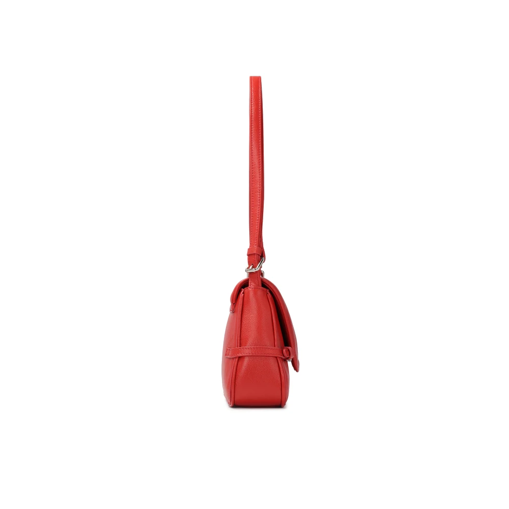 Kazar Studio Rode handtas met een unieke vorm Red Dames
