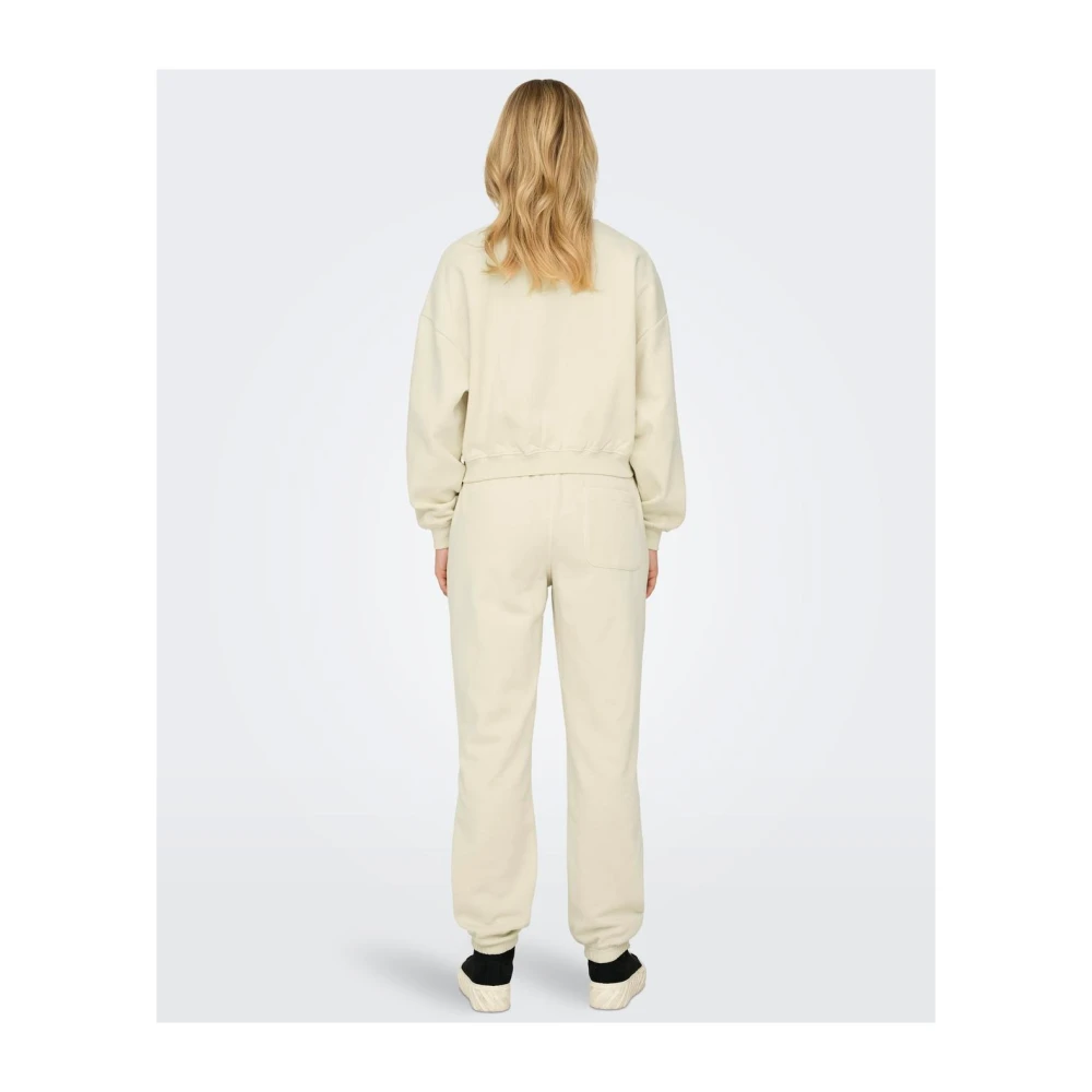 Only Lange mouw ronde hals trui vrouwen Beige Dames