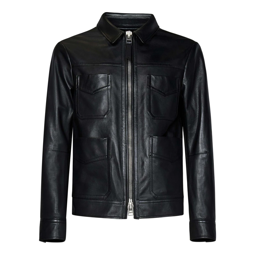 Jackets > Leather Jackets - - Tom Ford - Modalova