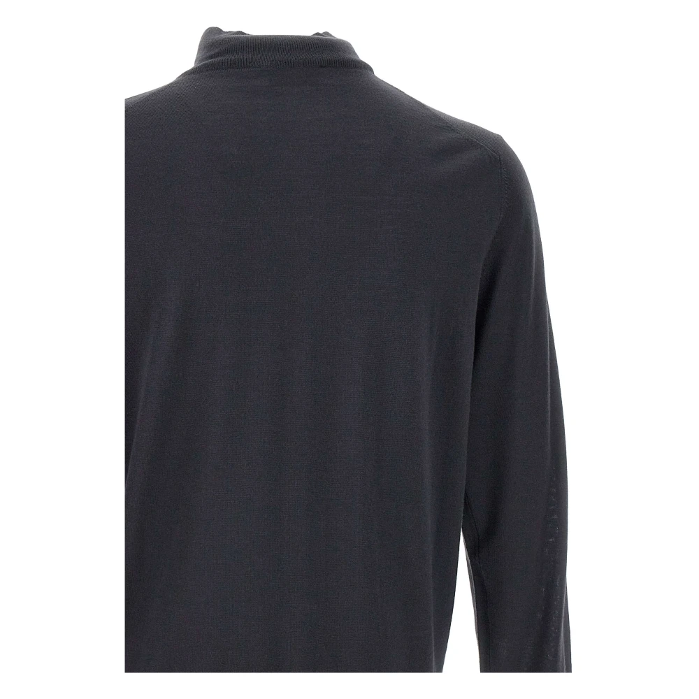 Filippo De Laurentiis Merino Wol Trui Asfalt Grijs Gray Heren