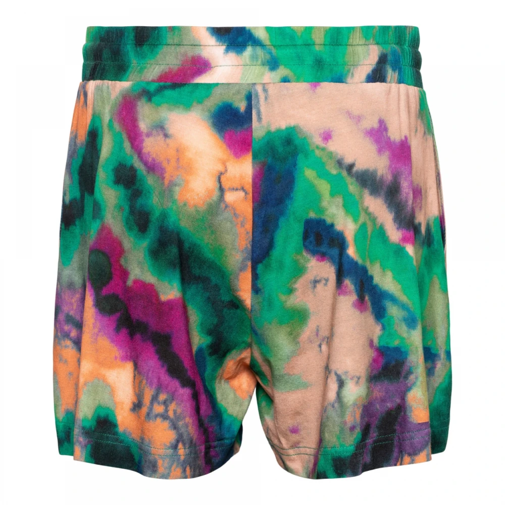 &Co Woman Dip Dye Groene Shorts Multicolor Dames