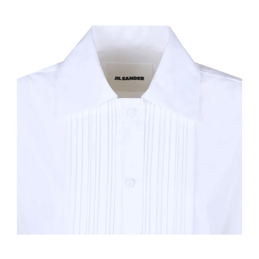 Jil Sander Elegante Jurken Collectie White Dames