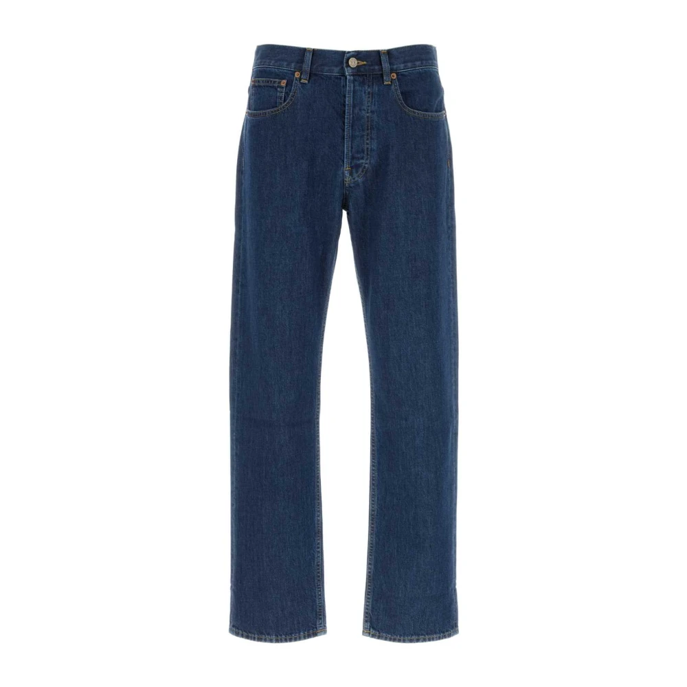 Valentino Garavani Blue 5-Pocket Straight Jeans - Male - Straight Fit Jeans - W31 - Jeans