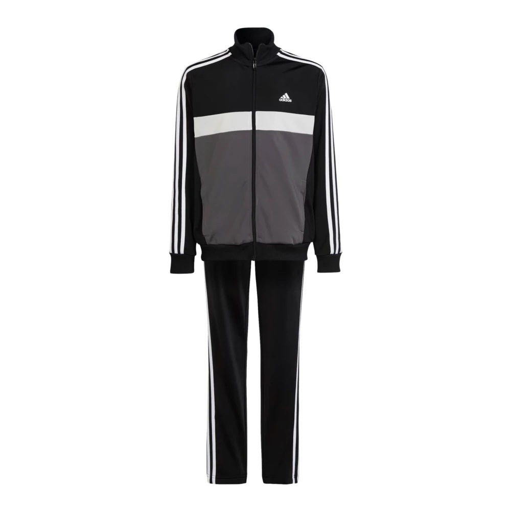 Adidas Svart Poly Track Top för Barn Multicolor, Unisex