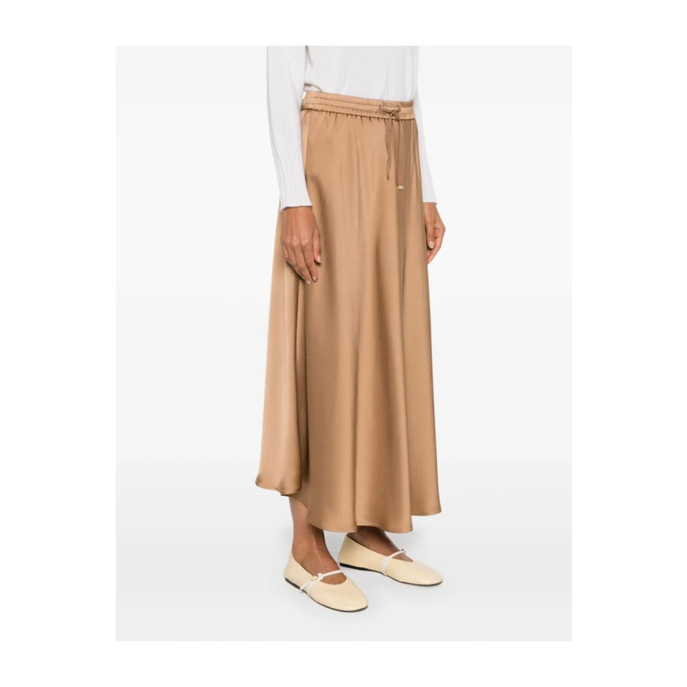 Herno Gonna Midi Rok Brown Dames