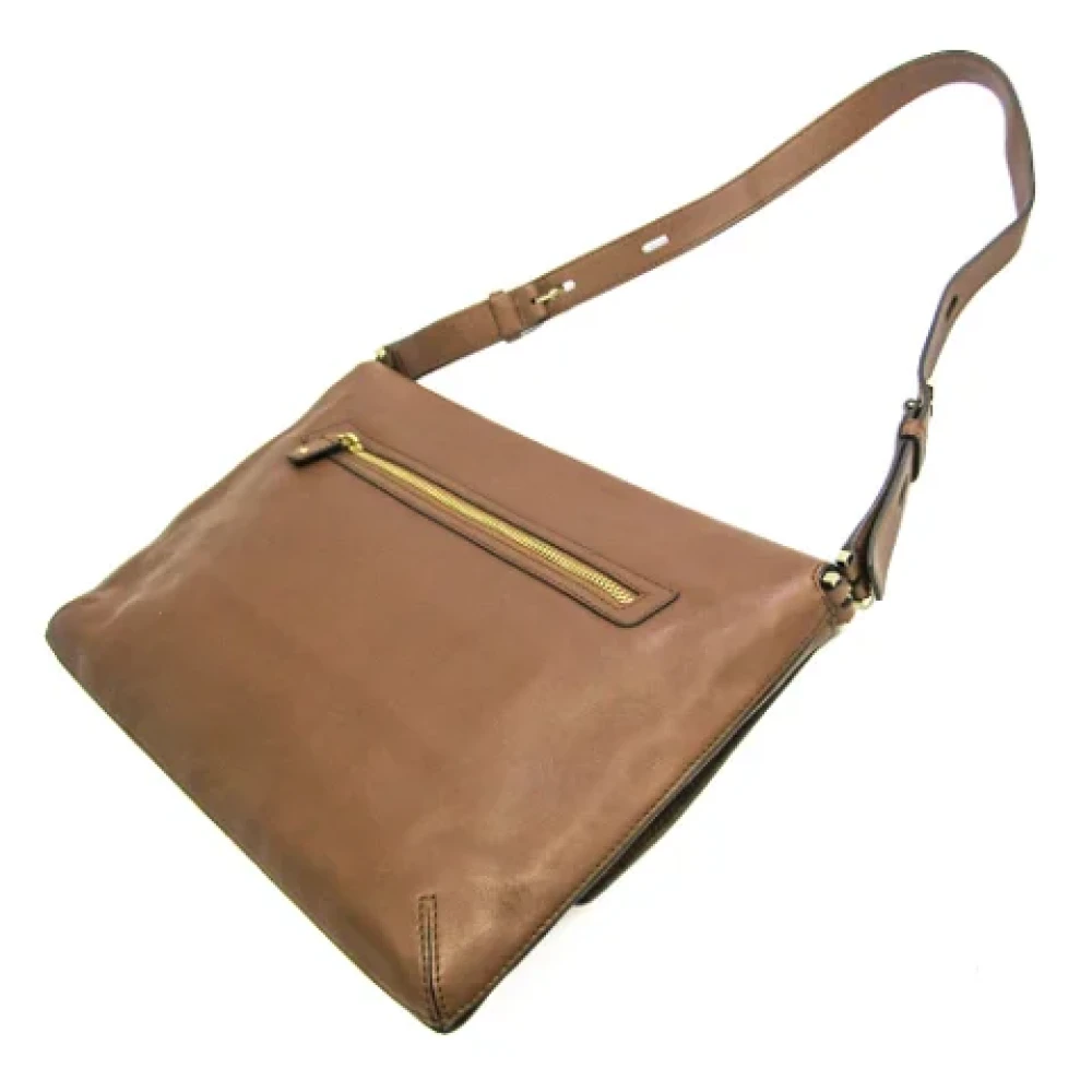 Anya Hindmarch Pre-owned Leather shoulder-bags Brown Dames
