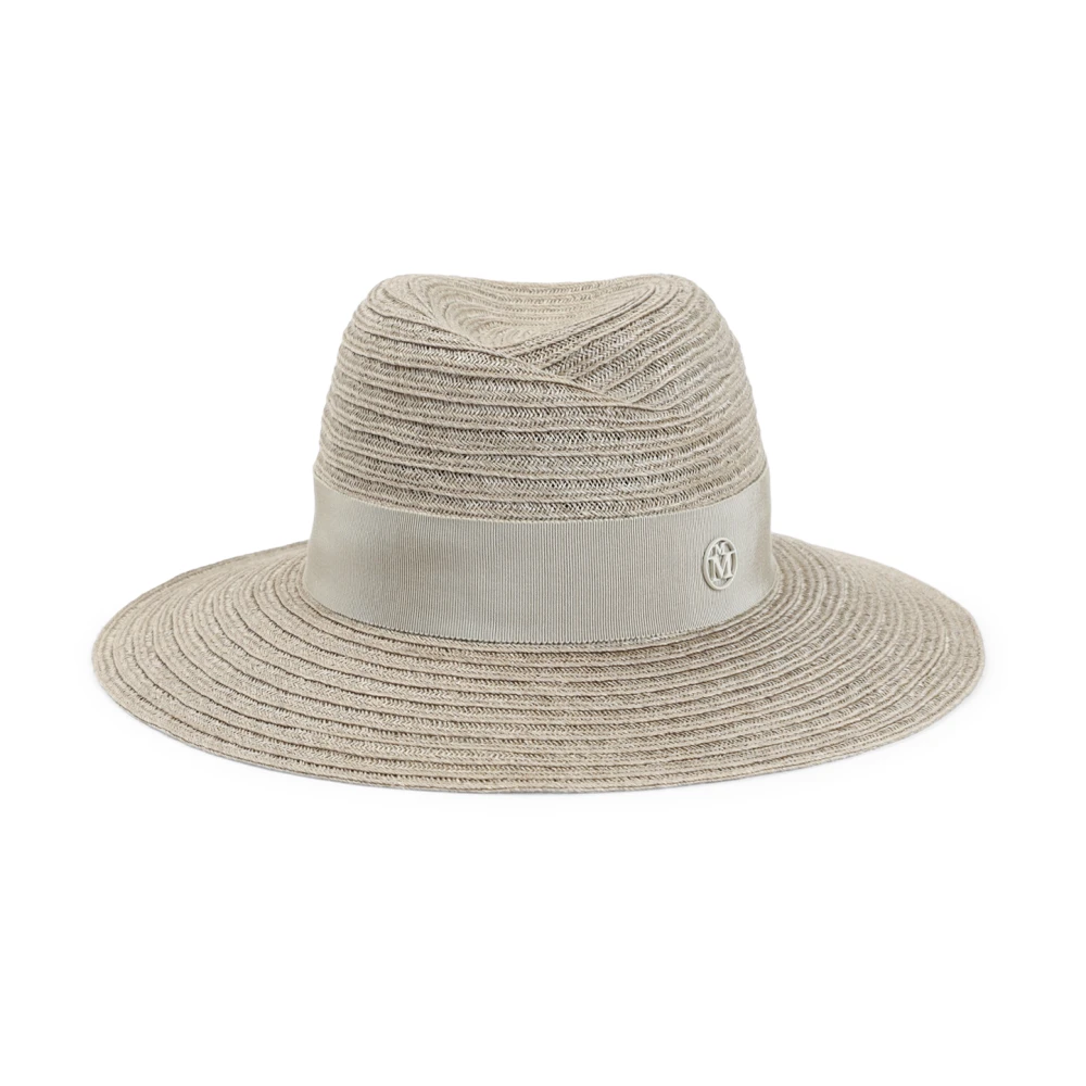 Maison Michel Neutrale Stijl Dameshoed Beige Dames