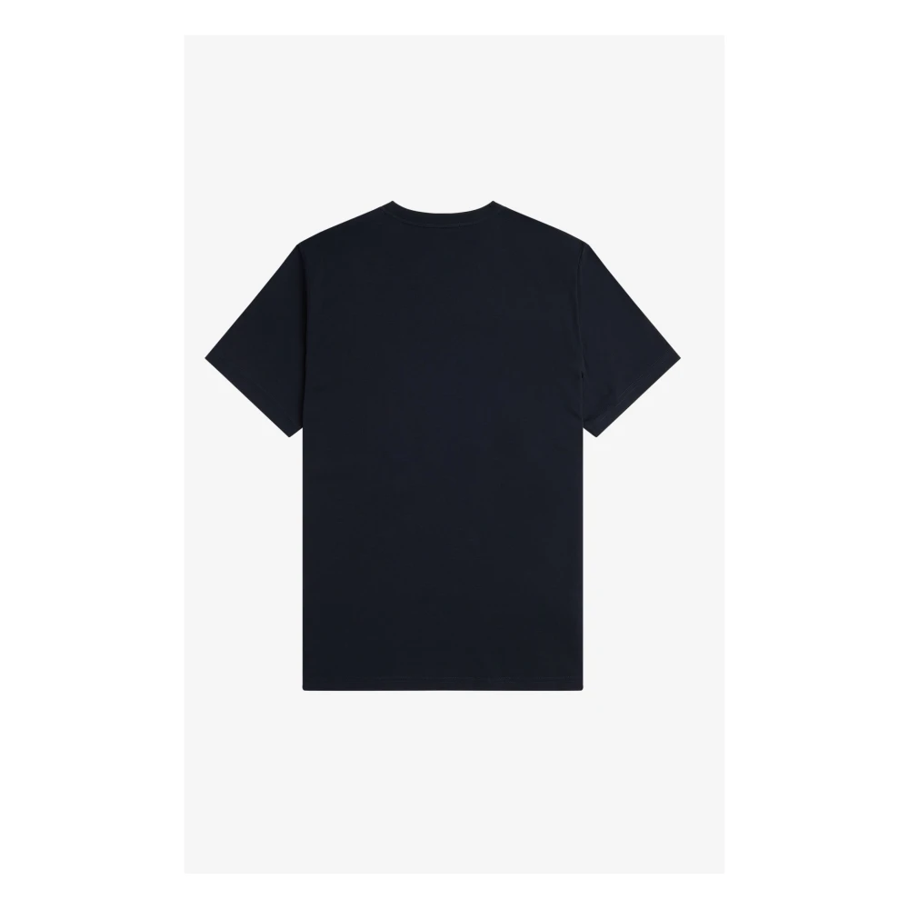 Fred Perry Laurel Wreath Grafisch T-shirt Blue Heren