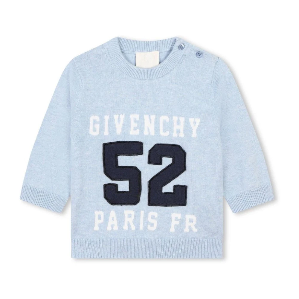 Givenchy Blå Stickad Tröja Barn Blue, Pojke