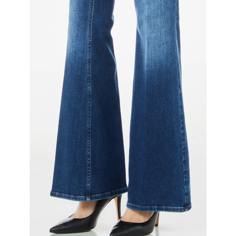 Liu Jo Flared Beat Jeans voor vrouwen Blue Dames