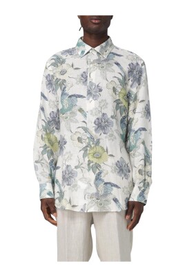 floral-bird-print-linen-shirt