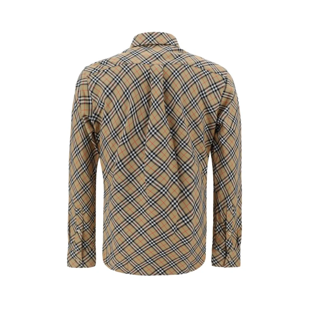 Burberry Casual Geruite Overhemd Multicolor Heren