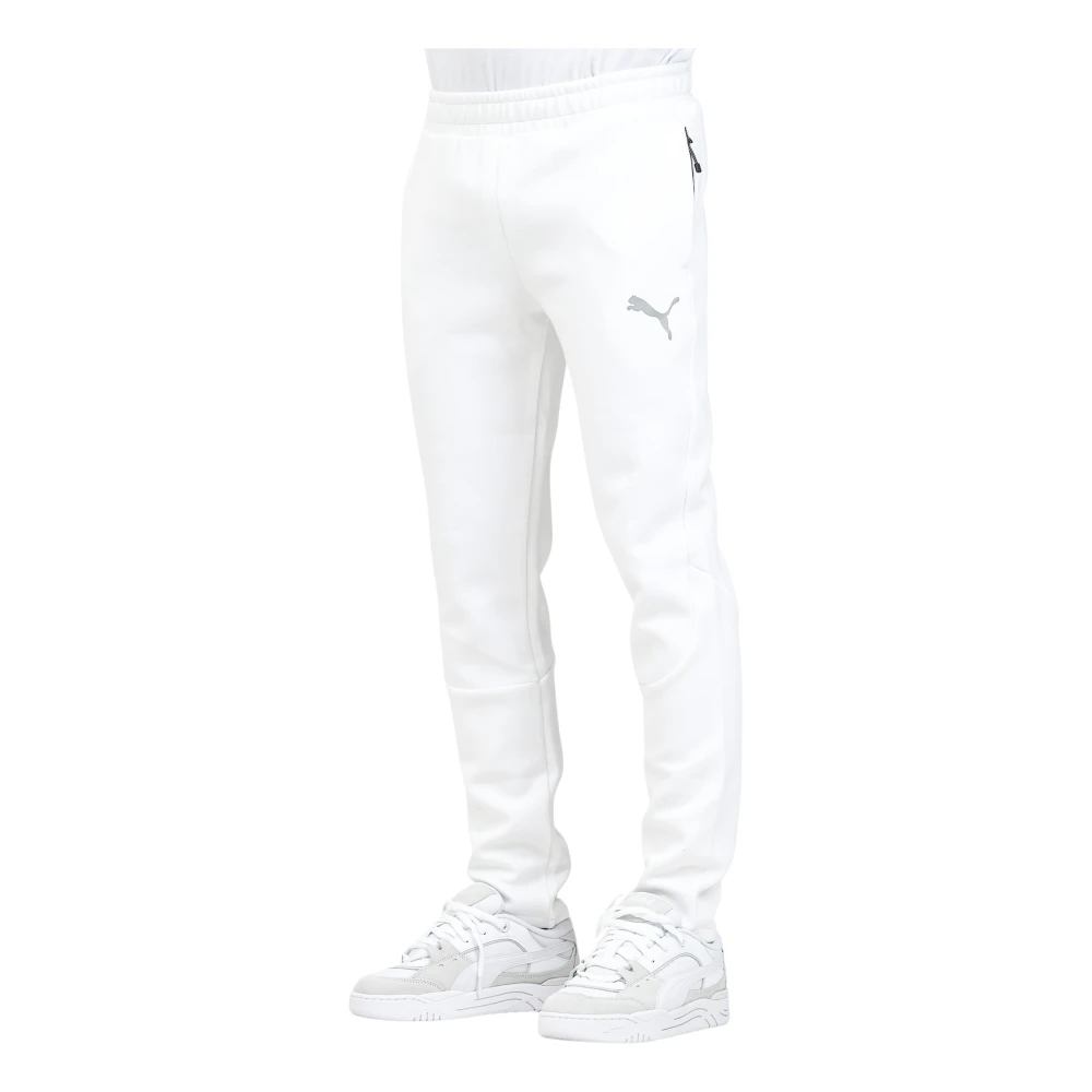 Puma Sportieve witte broek voor mannen White Heren