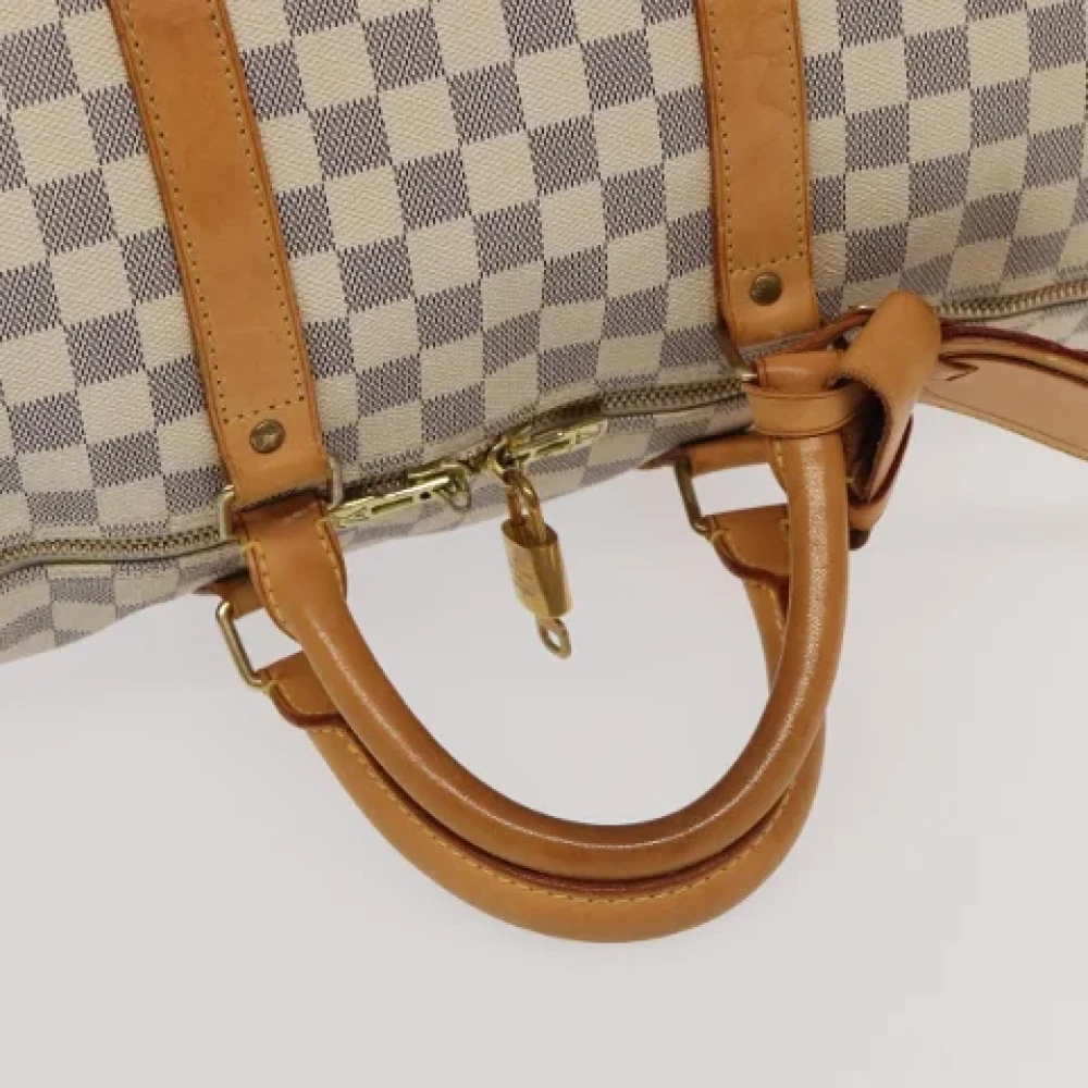 Louis Vuitton Vintage Pre-owned Canvas louis-vuitton-bags White Dames