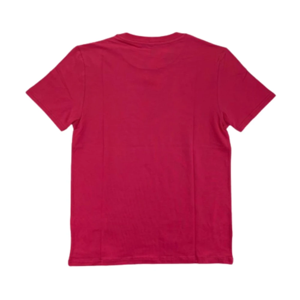 Moschino Heren Logo Swim T-Shirt Pink Heren
