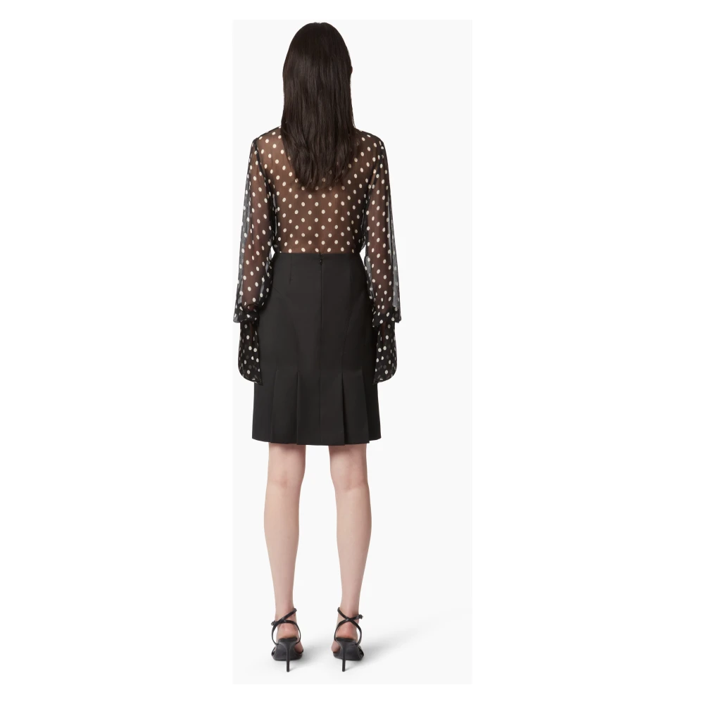 Nina Ricci Blouse MET BEL Black Dames