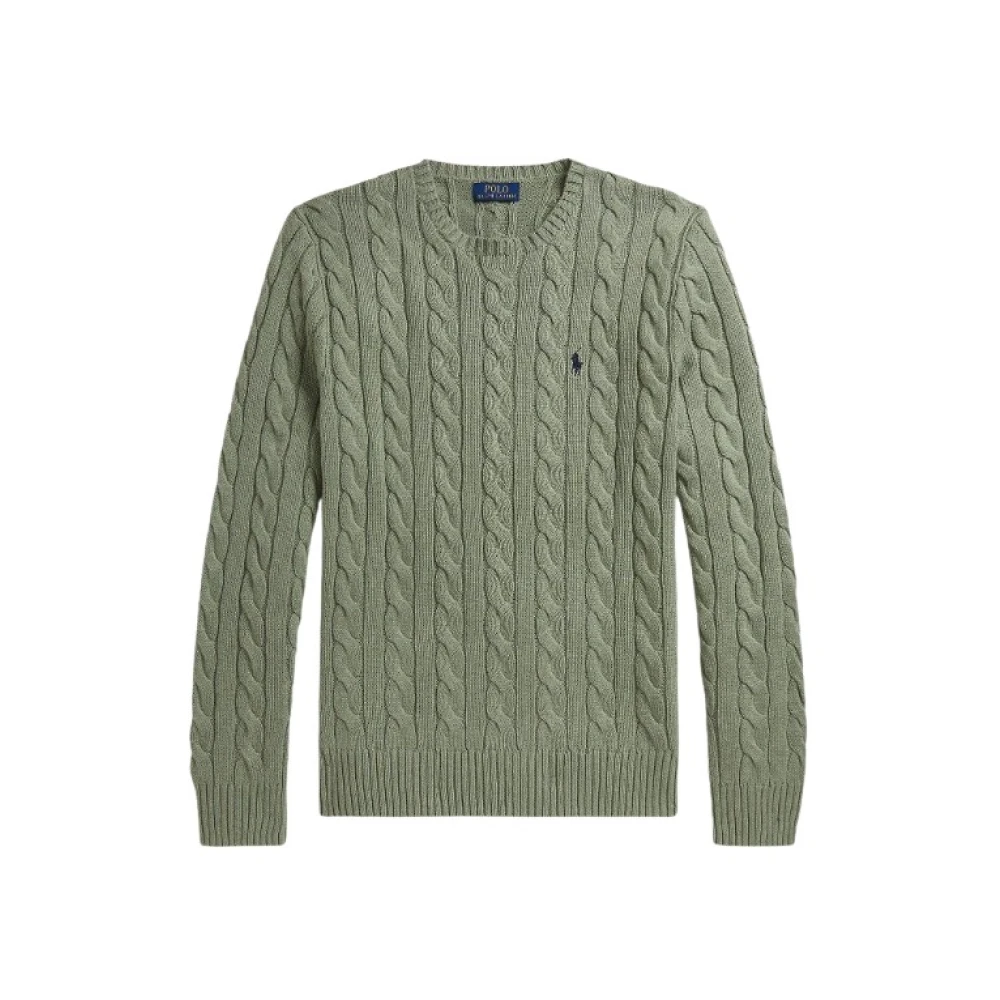 Polo Ralph Lauren Grön Cable-Knit Cotton Jumper