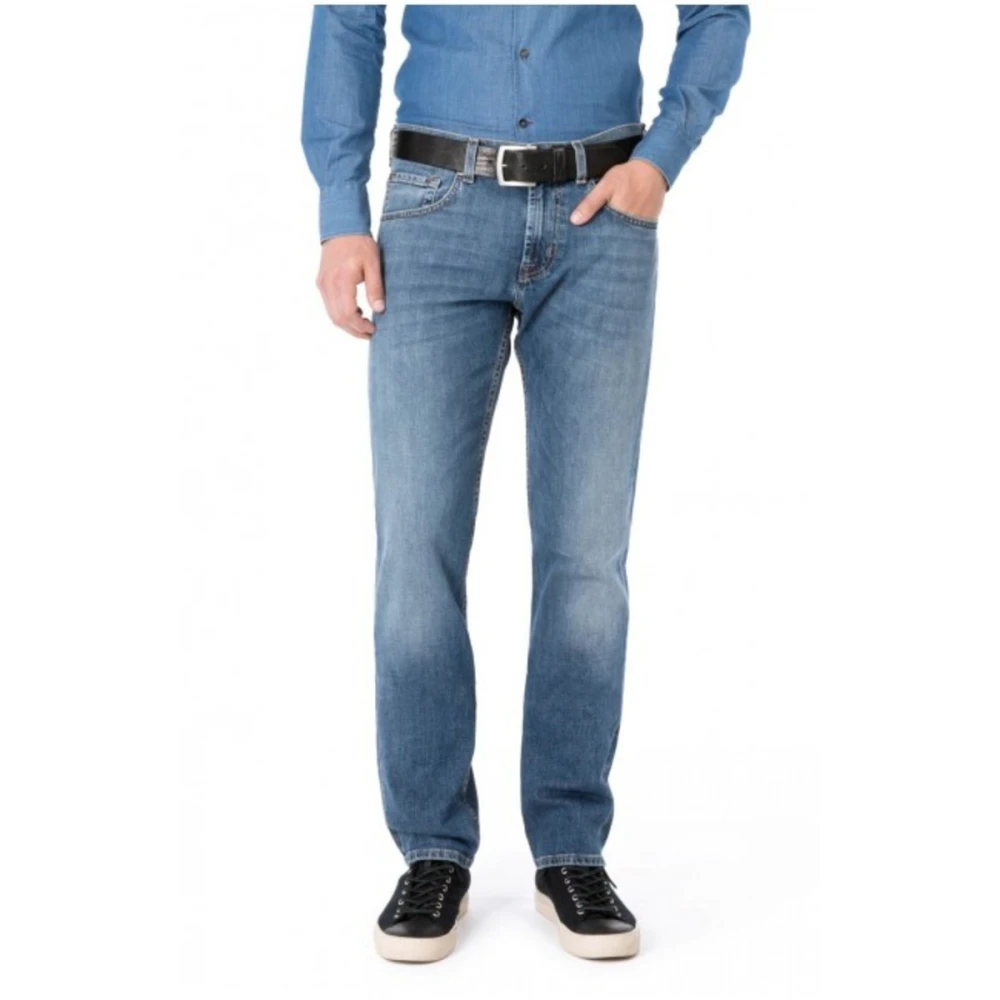 7 For All Mankind Raka Straight Jeans Blue, Herr