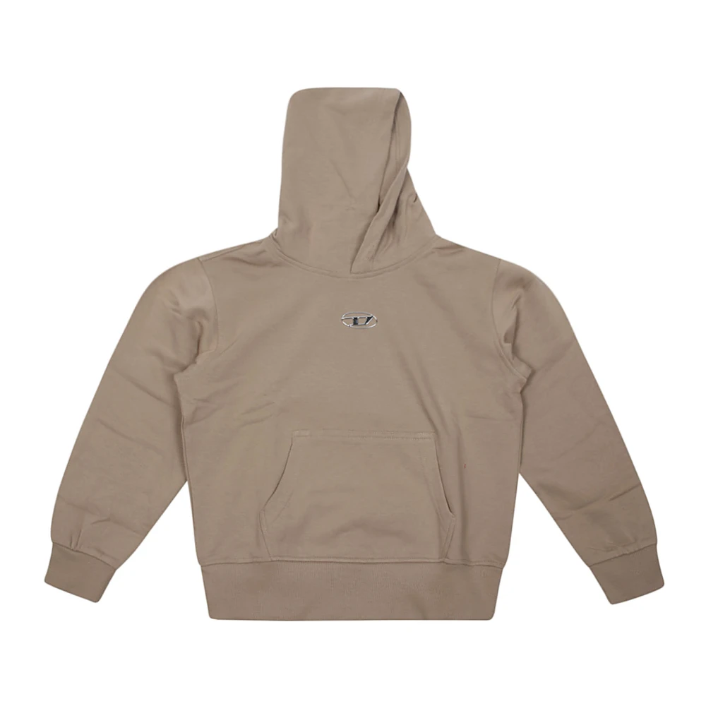 Diesel Barn Logo Hoodie Beige, Pojke