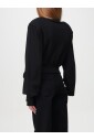 sweat-en-tricot-noir-avec-ceinture-a-nouer