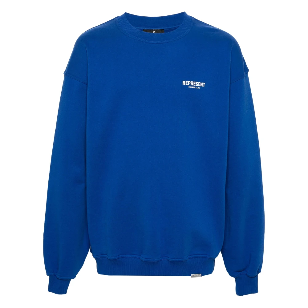 Represent Sweatshirts Hoodies Blue Heren