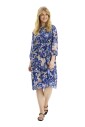 robe-plissee-bleue-avec-col-en-v