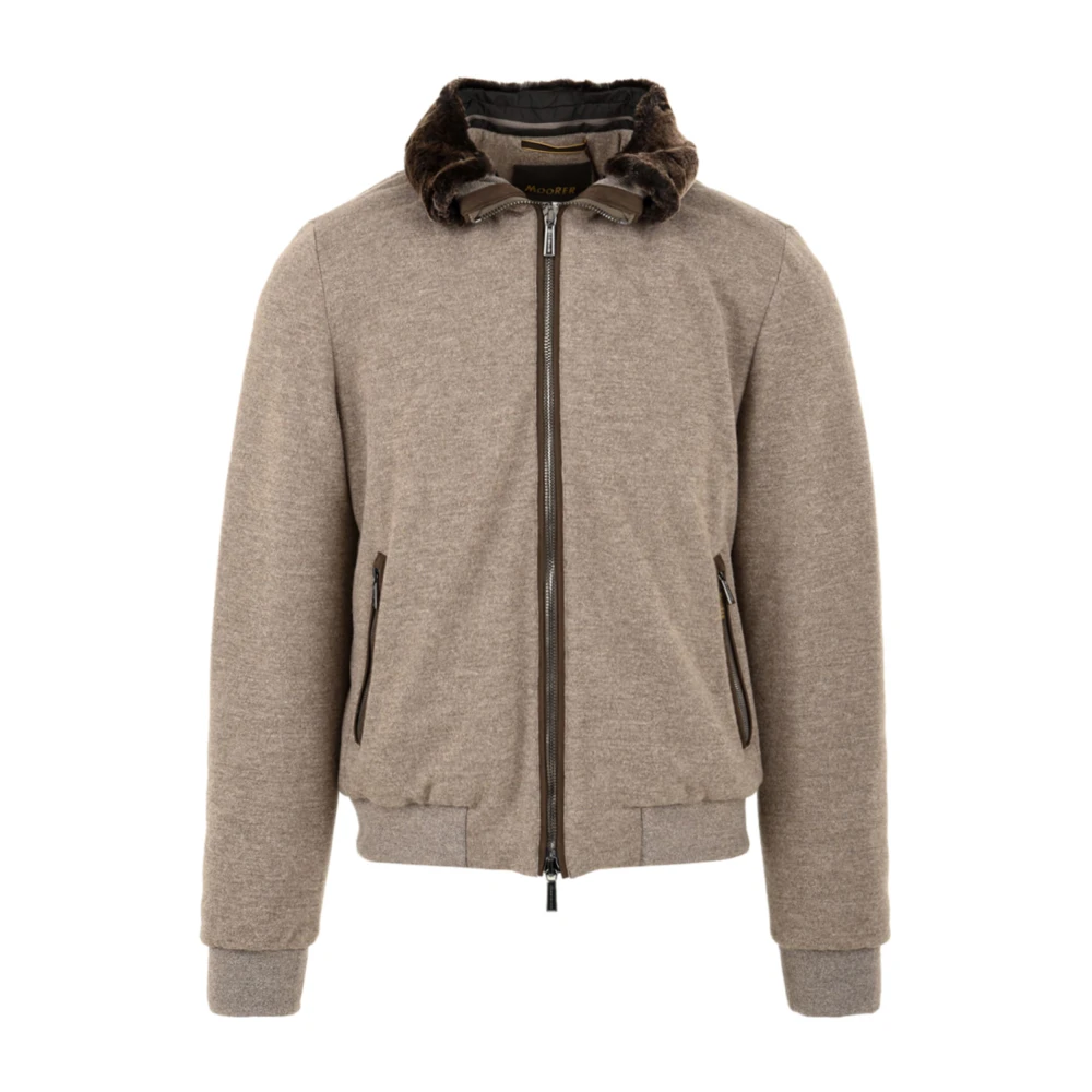 Moorer Homme Beige Vestes, Taille: L Manteaux