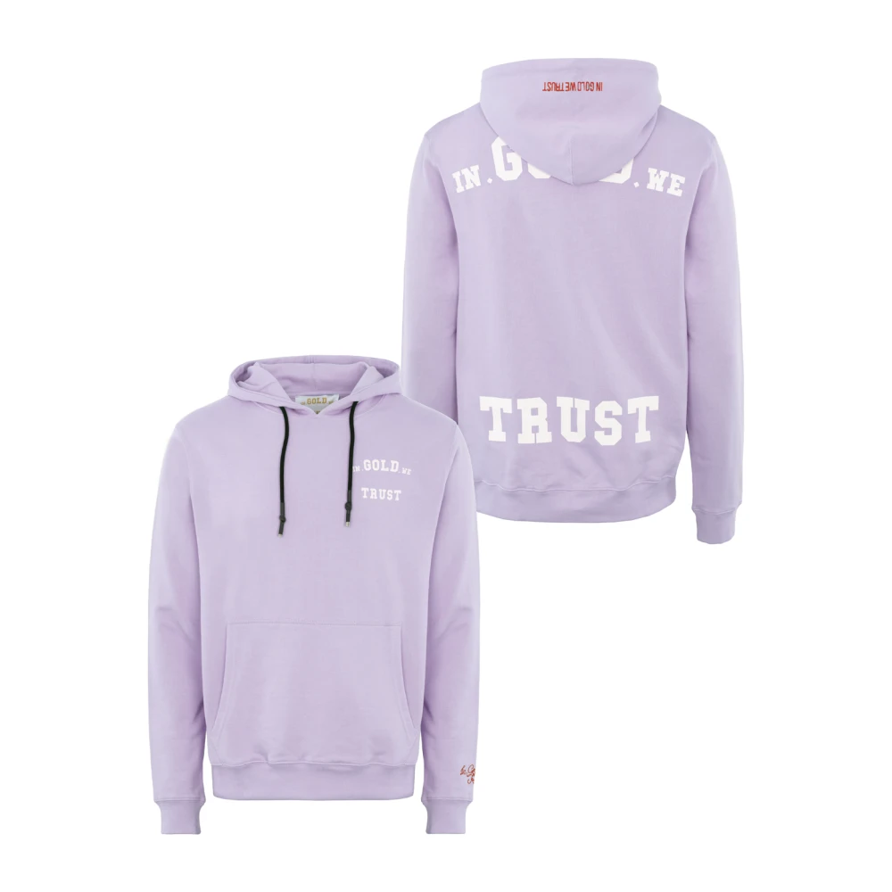 In Gold We Trust The Notorious Lavender Heren Stijlvol T-shirt Purple Heren