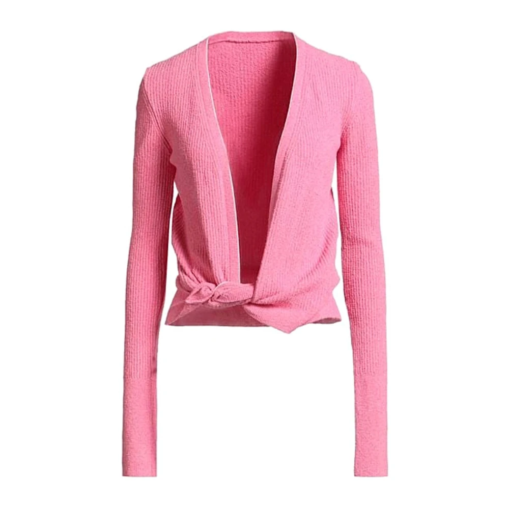 Jacquemus Pink Maglia - Female - Cardigans - 3XS - Knitwear