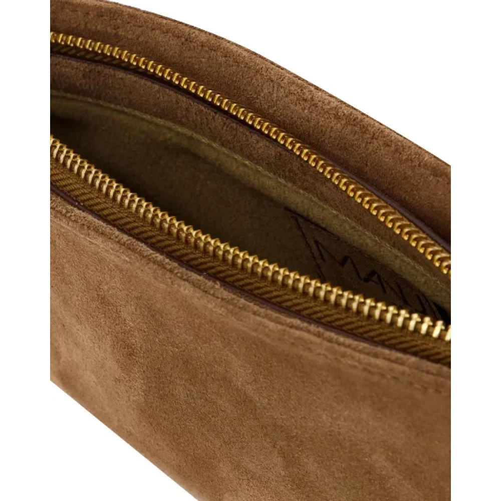 Manu Atelier Leather shoulder-bags Brown Dames