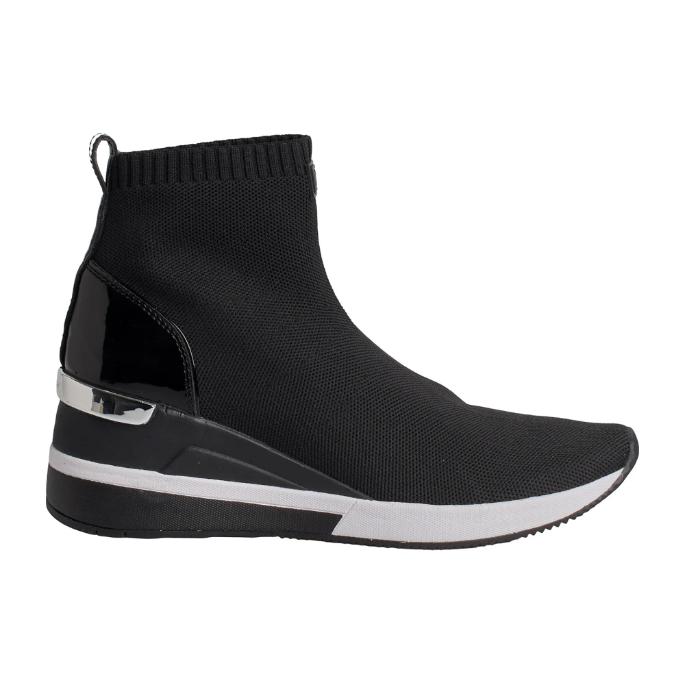 Michael Kors Skyler Stretch-Knit Sock Sneaker Dames Schoenen Zwart