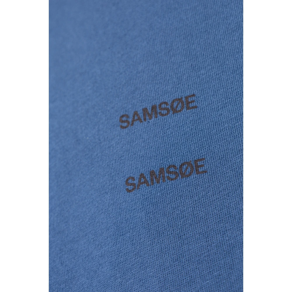 Samsøe T-shirt Joel Blue Heren